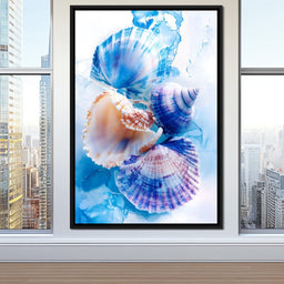 Oceanic Seashells Dreamscape - NicheCanvas