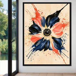 Collision Of Petals And Gravity - NicheCanvas