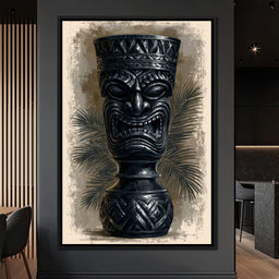 Ancient Totem Of The Island Spirit - NicheCanvas