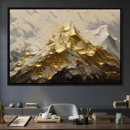 Auric Alpine Majesty Rising - NicheCanvas
