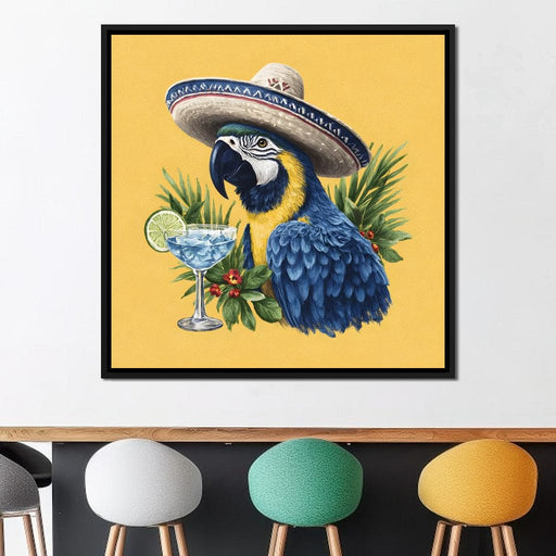 Tropical Fiesta Parrot Style Canvas Print