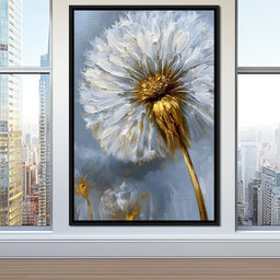 Gilded Dandelion - NicheCanvas
