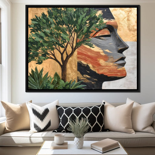 Nature's Tranquil Reflection Canvas Print