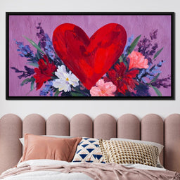 Heartflower Bouquet - NicheCanvas