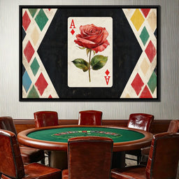 Ace of Hearts Elegance - NicheCanvas