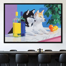 Canine Reflections and Citrus - NicheCanvas