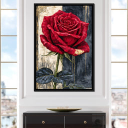 Gilded Petals On Divided Ground - NicheCanvas