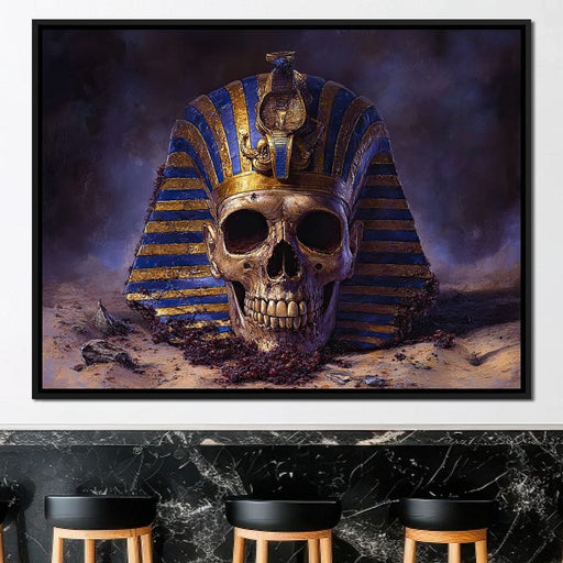 Pharaohs Unearthed Legacy - Raven Blackwood Canvas Print