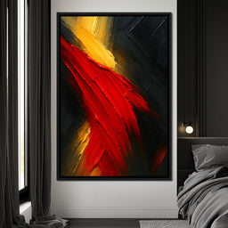 Fiery Fusion of Passion - NicheCanvas