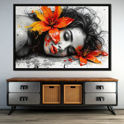 Flower Poise - Johanjjf - NicheCanvas