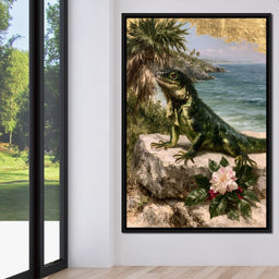 Patient Watcher of the Pacific Shore - NicheCanvas