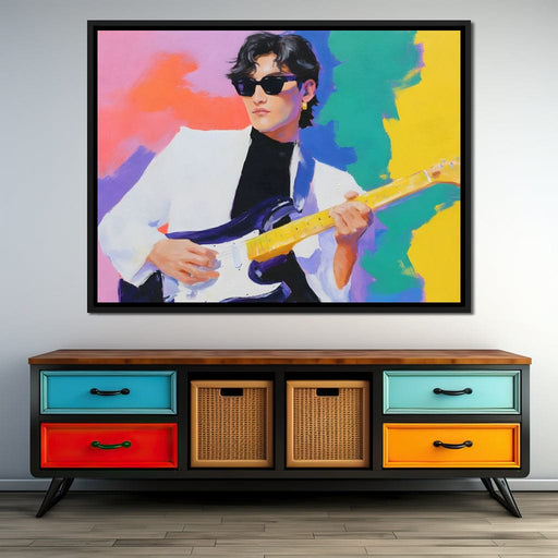 Electric Daydream Guitar Solo Canvas Print