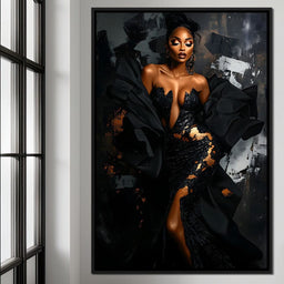 Elegance in Shadow Dance - NicheCanvas