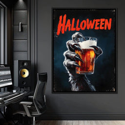 Werewolf Cheers Halloween Pint - NicheCanvas