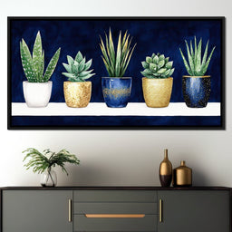 Pots of Verdant Harmony - NicheCanvas