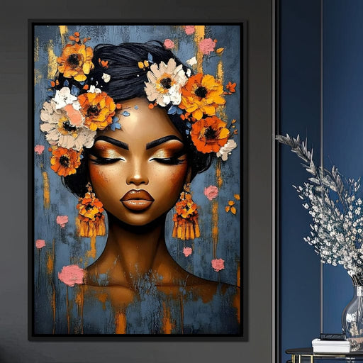 Floral Dreamer Awakens Beauty Canvas Print