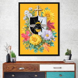 Golden Honey Monarch Bouquet - NicheCanvas