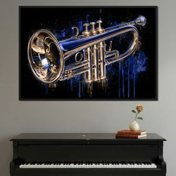 Midnight Echo of the Brass Horn - NicheCanvas