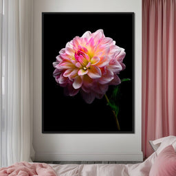 Radiant Dahlia Petals Macro Glow - NicheCanvas