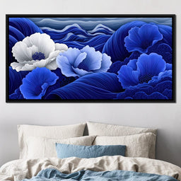 Blossoms by the Azure Seal - TooplesArt - NicheCanvas