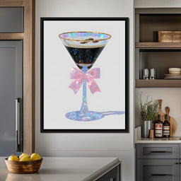 Iridescent Espresso Martini Bow - NicheCanvas