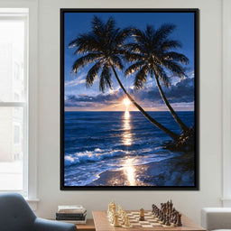 Last Light Over Distant Shores - NicheCanvas