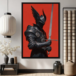 Midnight Vanguard Knight Oath - NicheCanvas