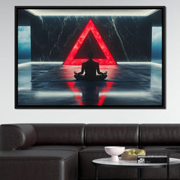 Silent Reflection Triangle - NicheCanvas