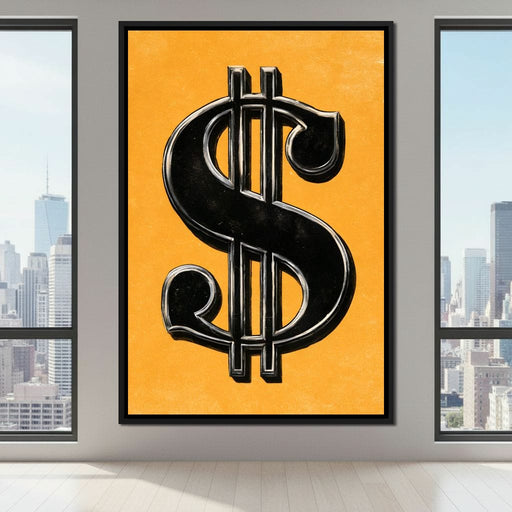 Weight of the Gilded Market Canvas Print