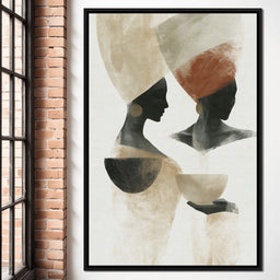 Two Souls Sharing A Morning Ritual - NicheCanvas