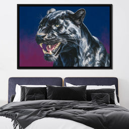 Midnight Panther Fury Surge - NicheCanvas