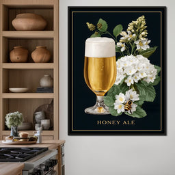 Golden Honey Ale Botanical Noir - NicheCanvas