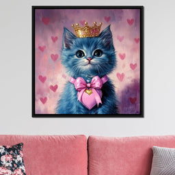 Royal Feline Heart Charmer - NicheCanvas
