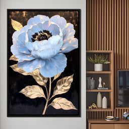 Golden Petal Elegance Bloom - NicheCanvas