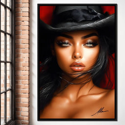 Infinite Allure Portrait - NicheCanvas