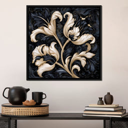 Ivory Baroque Bloom - TooplesArt - NicheCanvas