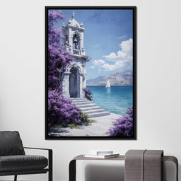 Bell Tower by the Sea Breeze - NicheCanvas