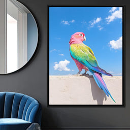 Vibrant Parrot - NicheCanvas