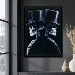 Gentlemen Waiting for the Final Curtain - NicheCanvas