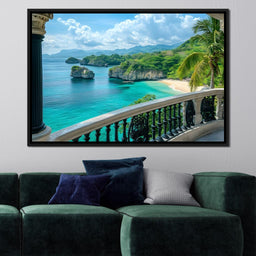 Oceanfront Paradise Escape - NicheCanvas