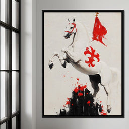 Gallant Steed Ascending - NicheCanvas