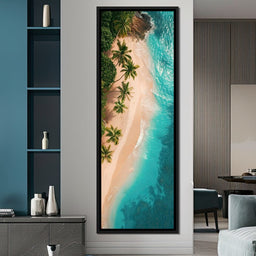 Peaceful Paradise Beach - NicheCanvas