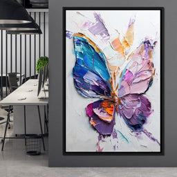 Iridescent Butterfly Euphoria - NicheCanvas
