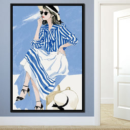 Clear Blue Sky Vacation - NicheCanvas