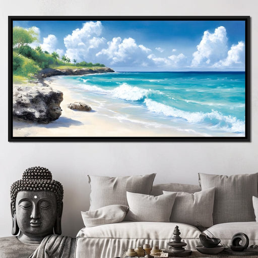 Tranquil Shores Escape Canvas Print