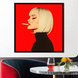 Enjoy a Unfiltered Cigarette - NicheCanvas