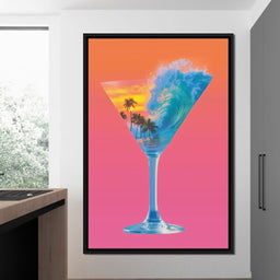 Double Exposure Martini - NicheCanvas