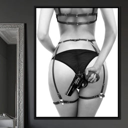 Gun Ass - David Drake - NicheCanvas