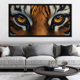 Tiger Stare Wilderness Majesty - NicheCanvas
