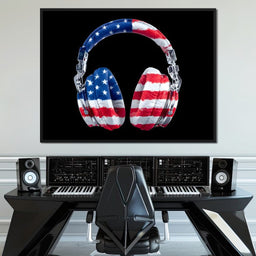 Patriotic Beats of Freedom Sound - NicheCanvas